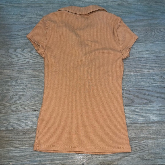 J. CREW Vintage Women's Ribbed Polo Shirt - Picture 7 of 9